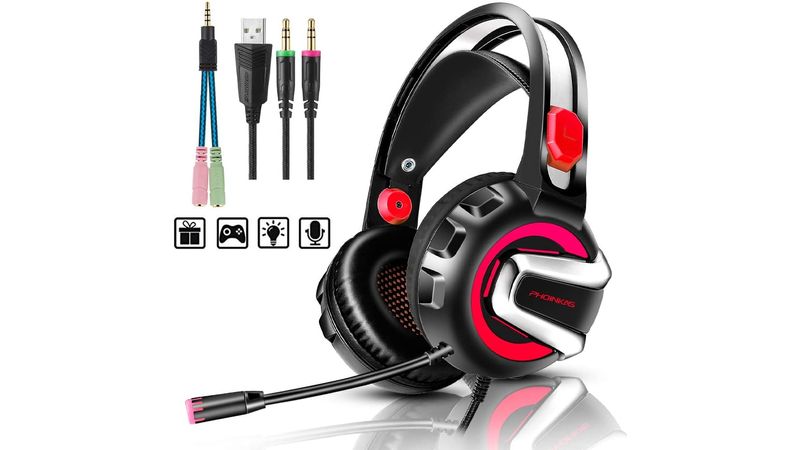 Auricular Gamer Phoinikas G3300 Vincha Negro