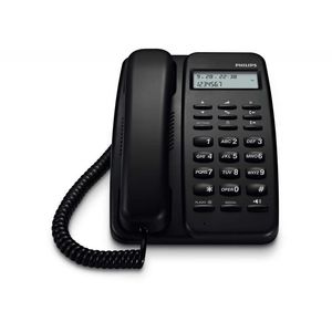 Teléfono Philips de Mesa Crd150B/77 Negro con ID Agenda