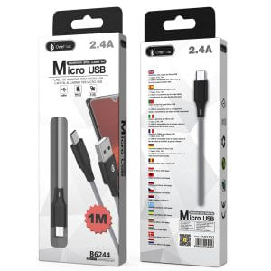Cable Micro-Usb One Plus B6244 1M Negro