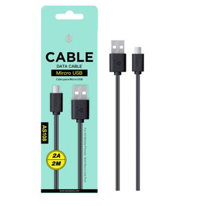 Cable Micro-Usb One Plus As108 2M Negro
