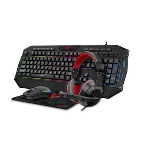 Teclado Pc Havit Kb501Cm-Sp + Mouse Gaming Black