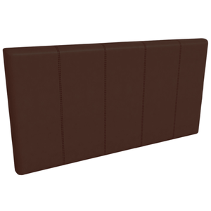 Respaldo para cama MUSSA RODAS 2 plazas Chocolate