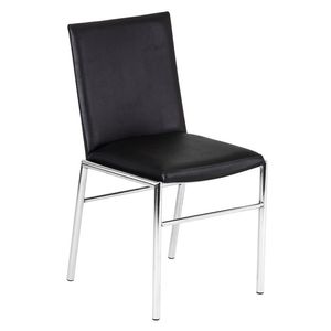 Silla Caño Ecocuero Aimaretti Diva Negra