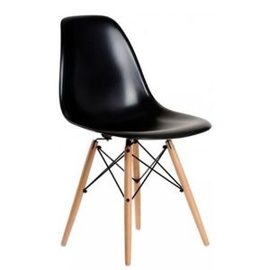 Silla Madera Garden Life F901001 Eames Negra