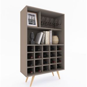 Biblioteca Delos Dl886Gc 85X140X35 2E C/Bod Gris Cubanita