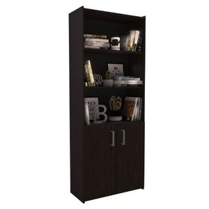 Biblioteca Delos Dl0103Rt 71X180X29 2P4Es Roble Termo Negro