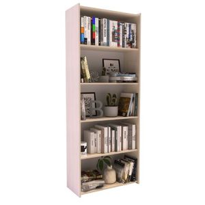 Biblioteca Delos Dl0104Fc 71X180X29 5Est Fineline Crema