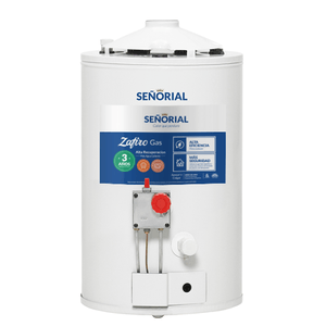 Termotanque Señorial TSZ30 Zafiro 30L MG Pie/Colgar Alta Recuperación Conexión Inferior y Superior