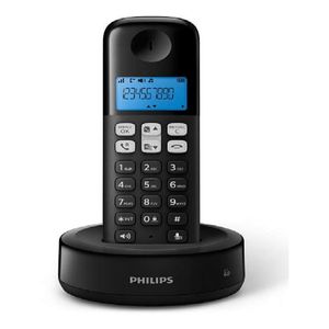 Telefono Philips Inalámbrico D1311B/77 Negro ID Agenda Ml