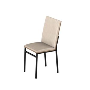 Silla Caño Delos Dne01Rd Pana Gris Caño Negro