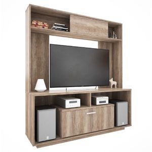 Mesa Tv Delos Dl860Rng Rack 160X180X45 Tv60" Roble Nebraska Gris
