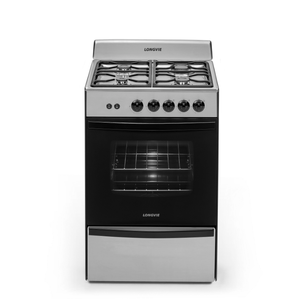 Cocina Longvie 13331Xf 56Cm c/Visor Enc. Electrónico Luz Acero Inoxidable