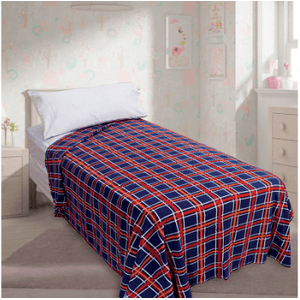 Frazada  LAS CALAS Flannel 2 1/2 PL diseños varios