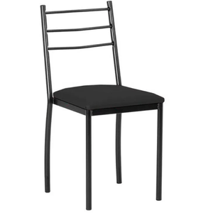 Silla Caño Aimaretti Gitana C/Negro Tap Neg Sim Cu