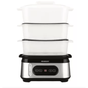 Vaporera PEABODY ST1000IX 3 Niveles 9 Litros