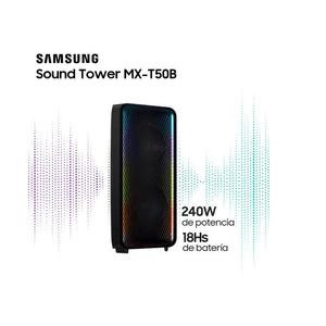 Minisystem Samsung Mxst50B Torre 240W Bt Usb