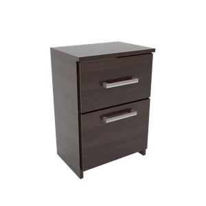 Mesa de Luz ORLANDI 96 41X59X31 1 Puerta 1 Cajon Wengue