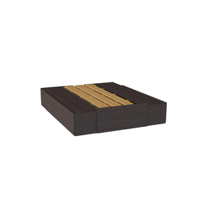 Cama 2 Plazas ORLANDI 571 Box Regulable Premium 1.40 a 2.08 Wengue