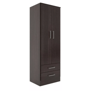 Placard ORLANDI 3543 BAHIA 61X184X047 2 Puertas 2 Cajones Wengue
