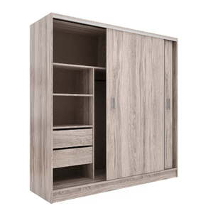 Placard ORLANDI 3151 SUAVE 182X184X53 2 Puertas 2 Cajones Venecia