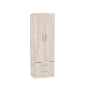 Placard ORLANDI 3547 BAHIA 61X184X047 2 Puertas 2 Cajones Abedul
