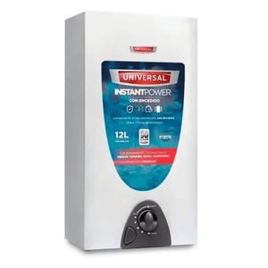 Calefón UNIVERSAL CU126 12 Litros Gas Natural Blanco