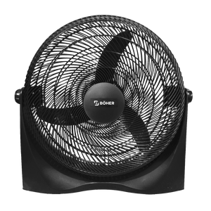 Ventilador Turbo BÖHER 20" BOTF20N 2 en 1 3 Paletas Negro