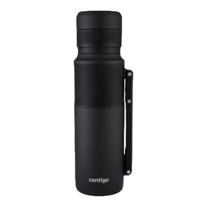 Termo CONTIGO THERMAL BOTTLE Acero Inoxidable Con Manija 1183 ML Negro Mate