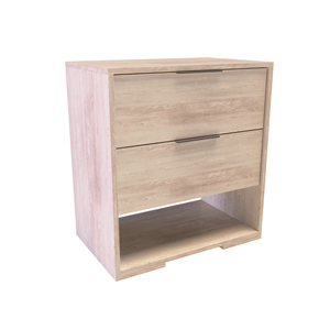 Mesa de Luz DELOS DLD01PC 2 Cajones 60X55X35 Pino Cascina