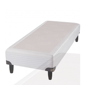 Sommier King Koil World Luxury con patas de madera 1 plaza 90x200