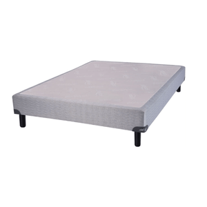 Sommier King Koil World Luxury con patas de madera 2  plazas 140x190