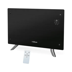 Panel de Vidrio LILIANA CCPPV451 Pie/Pared con WIFI Tecnoheat 1200/2200 Watts Negro