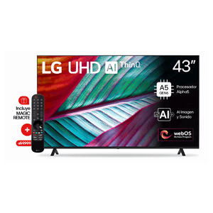 Tv LG 43" 43UR8750PSA AI 4K Gen6