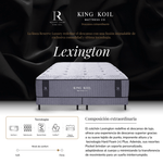 Conjunto Col. de resortes King Koil Lexington + Som Reserve Luxury 180 x 200-1789752023234